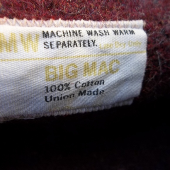 Vintage Denim Chore Jacket Big Mac 1970s size Large - Picture 7 of 9